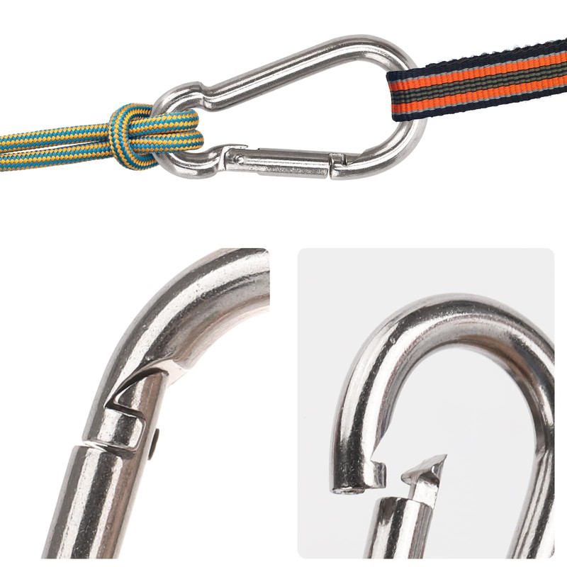 35 Pcs Small Carabiner Clip, 1.57 inch 304 Stainless Steel