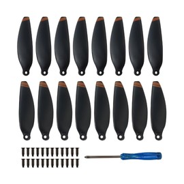 JRSHOME 16Pcs Replacement Propellers with Screwdriver & Screws, Low-Noise and Quick-Release Blades Props for DJI Mini 2 / Mini SE/Mini 2 SE/Mini 4K Drone