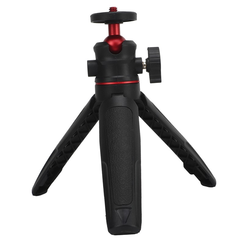 Desktop Camera Tripod with Non Slip Silicone Pad Multifunctional 1/4in