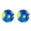 The Stars Car Coasters Pack of 2,Absorbent Ceramic Car Coasters