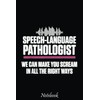 Speech Pathology Therapy Make Talk Autism Awareness Month Notebook: Notebook
