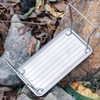 REFENG Portable Outdoor Folding Camping Grill Titanium BBQ Grill Grate