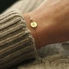 Turandoss Bracelets for Women Trendy - Dainty Gold Initial M