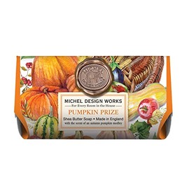 Michel Design Works Large Bath Soap Bar, Pumpkin Prize