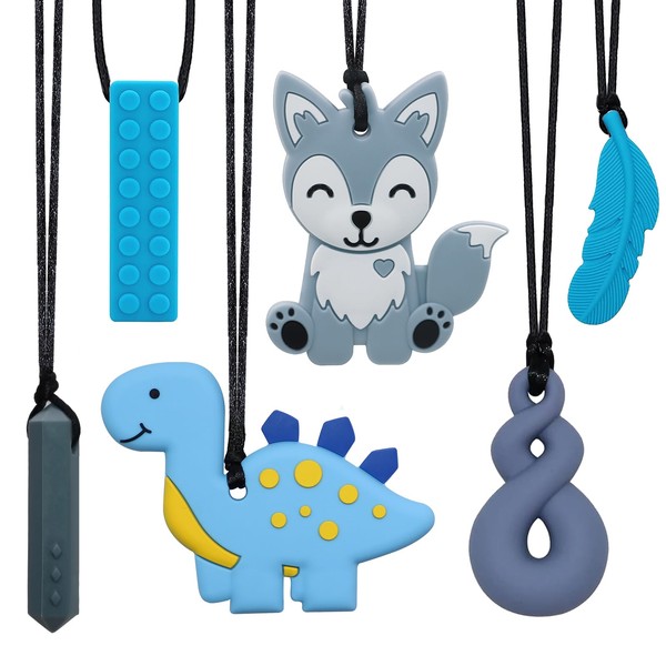 Chew Necklaces for Sensory Kids, Sensory Toys for Kids with
