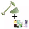 RIVERSOFY Rodillo Jade + Gua-sha Tonificante + 6 Mascarillas Coreanas
