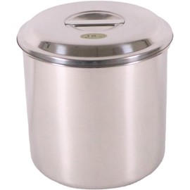 Oya Seisakusho AKT13018 Clover Round Kitchen Pot, 7.1 inches (18 cm), Scale Included, Handless, Molybdenum Stainless Steel, Made in Japan