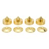 4Set Speakers Spikes Shock Absorbing Prevent Slip Zinc Alloy Speaker