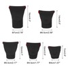 PATIKIL Lens Pouch Bag Set, 5 Pcs Camera Lens Bag