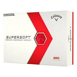 Callaway Supersoft Pelotas De Golf (versión 2023, Rojo)