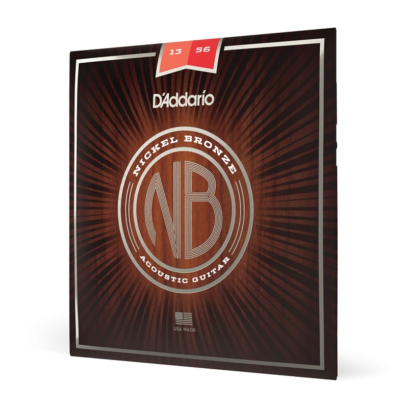D'Addario NB1152 cuerdas de guitarra acústica de bronce de níquel,