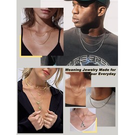 ChainsHouse 14K Gold Snake Chain Necklace for Men Women, Classic Delicate Birthday Party Jewelry Gift, Simple 1mm Thin Italian Necklace Chains for Male, 22 Inches