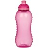 3 Sistema 330ml Twist n Sip Drink Bottles, Blue, Pink,