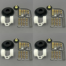 4 Pack Carburetor Rebuild Kit for Kawasaki Concours ZG1000 1986-2006 Carb Repair with Main Jet #125#130 Pilot Jet #35