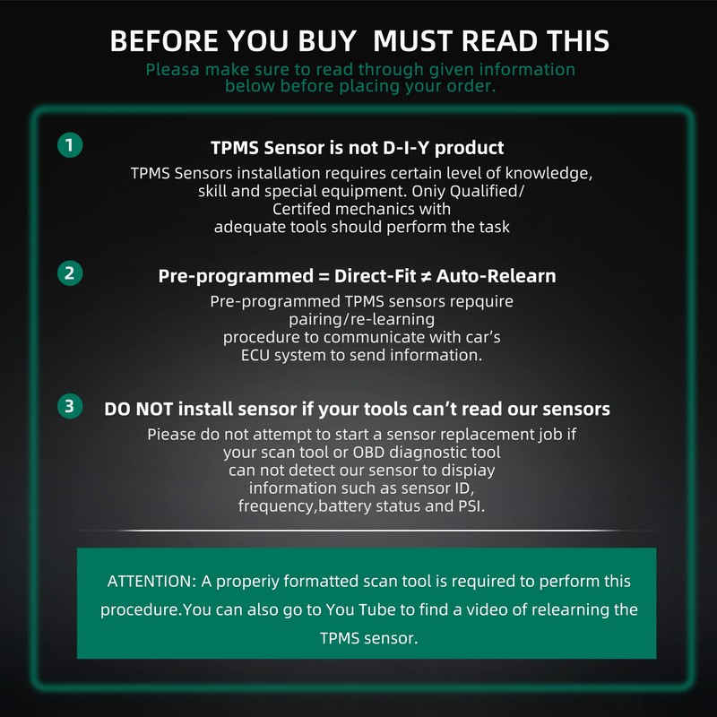 CDWTPS 56053030AC Tire Pressure Sensor,Programmed 315Mhz TPMS Sensor Replacement for