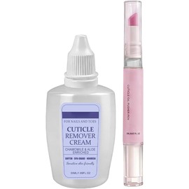 Ceramic Cuticle Pusher and Oil Pen Set, Care for Repair Damaged Nails