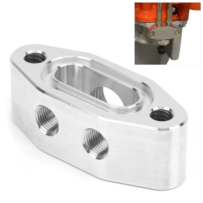 Oil Pressure Sensor Relocation Adapter Plate Car Engine Accessory Fit