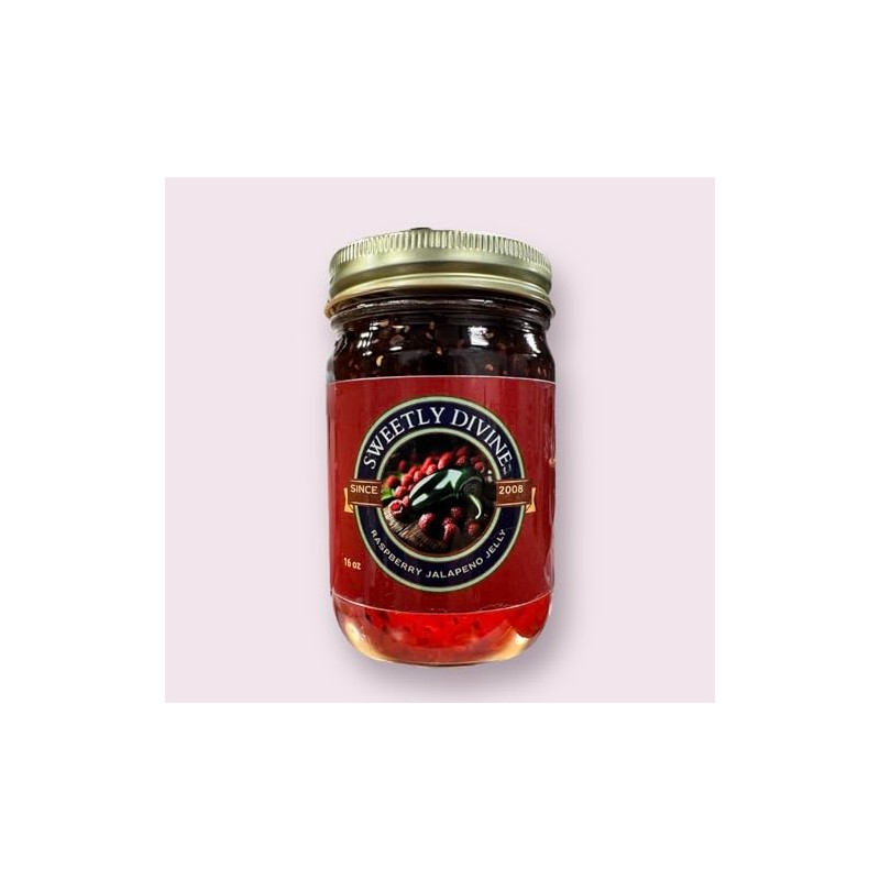 Sweetly Divine Hot Pepper Jelly - Multiple Flavors Available (Raspberry