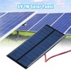 4 Pcs Mini Solar Panel,1W DC 6V Polysilicon Solar Cell