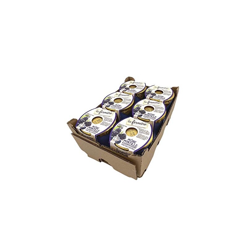 La Fermiere Blackberry & Blueberry Yogurt 140g x 6