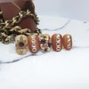 ⚜️Luxury Swarl handmade nail tips⚜️ - Long Almond / ⚜️명품스왈