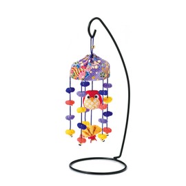 [Craft Kit] 京 Crepe Beans Umbrella Hanging Ornament (Duchess) with LH – 424 * Cotton, Hanging Stand Not Included In The Kit.