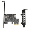 PCIE to USB 3.2 Expansion Card Black 5Gbps High Speed