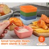 Webake Silicone Dipping Bowls, 3oz Small Pinch Bowls for Cooking