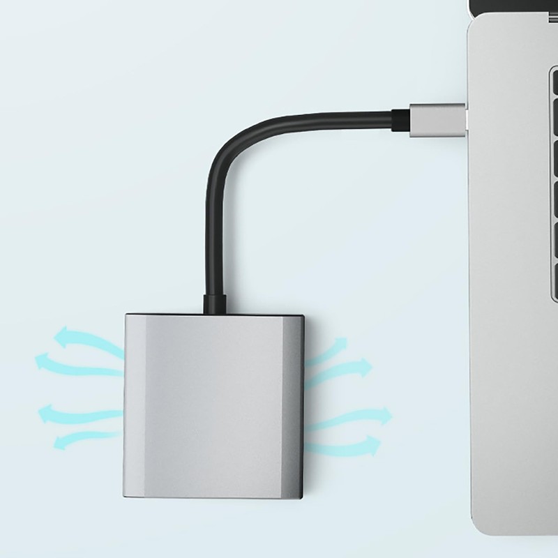 tunghey Displayport to Dual HDMI Splitter Dual 4K@60Hz Resolution, DP