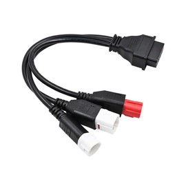 3pin 4pin 6pin to 16pin Connector Cable 3 in 1 OBD2 Diagnostic Adapter Conversion line Fit for Yamaha Honda Euro5 Motorcycle