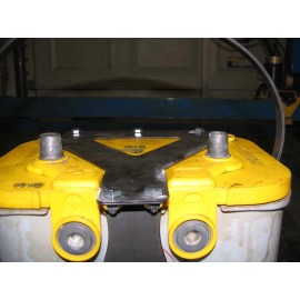 Plasma Thought Optima 34/78 Battery box mount yellow red top tray offroad rock crawler