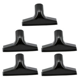 HASMX 5.5" Wide Black Vacuum Upholstery Brush for Bissell, Dyson, Electrolux, Eureka, Kirby, Oreck, Rainbow, Shop Vac Vacuums, Fits 1.25" Vacuum Cleaner Upholstery Tool Vac Attachment (5-Pack)