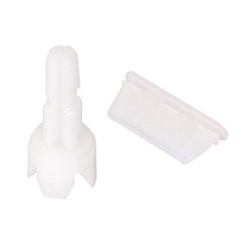 MIHAUS 2 Pieces Replacement Parts Compatible with Baby Brezza FRP0046 Formula Pro Advanced Axle Stem with Rubber Blade (attach to Locking Cover)