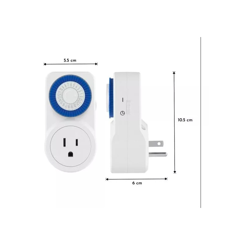 Sanelec Temporizador Receptaculo Contacto Aterrizado Sanelec