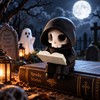 3D Printed Grim Reaper Figurine for Gothic Home Decor –