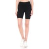 Leggings Depot YL77AS8-BLACK-L High Waisted 8" Yoga Shorts with Side