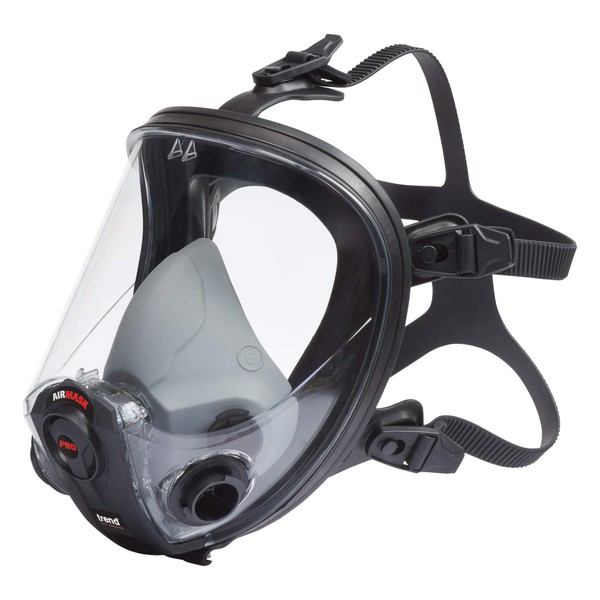 Trend AirMask Pro Class 2 Full Face Respiratory Mask, High Impact Visor, P3 High Efficiency, Small, AIR/M/FF/S