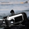 AceCamp Flashlight Hand Crank Solar Powered, IPX6 Emergency Flashlight, Outdoor