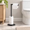 Freestanding Toilet Paper Holder for Bathroom – Modern No-Drill Roll