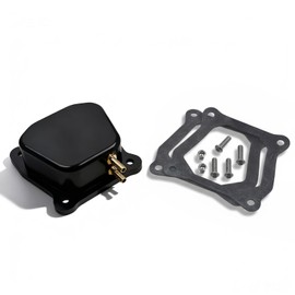 Billet Aluminum Valve Cover Black for Predator 212cc 196cc Non-Hemi GX160 GX200 Clone Engine,for Coleman CT200U BT200X CT100U Mini Bike KT196 Go Kart Baja Hisun Tillotson