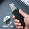 XXV Otf Aluminum Alloy Utility Knife, Retractable Box Cutter,Cute Heavy