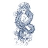 Jagua Tattoo Tattoo Stickers, 2 Weeks Disappearing Henna Tattoo Real
