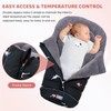 LAT Baby Warm Bunting Bag Universal, Stroller Sleeping Bag Cold