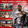 TECEUM Weightlifting Wrist Wraps with Thumb Loop – Beige –