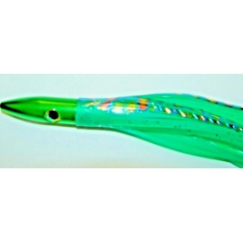 Extreme Offshore 5 Green Machine 9" Trolling Lure Wahoo Marlin Big Game Fishing Tuna Smacker Lot - Green