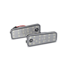 njssjd 2pcs Xenon White LED Number Plate Light for 2013-2018 Hyundai Santa Fe DM Grand Santa Fe NC LED Rear Light OEM # 92501-2W000