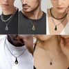 GoldChic Stainless Steel Memorial Urn Necklace for Ashes Women Men