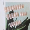 Nail Tips, 24 Pieces, Round, Medium, Round False Nails, White,