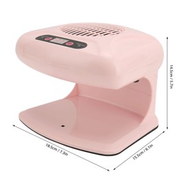 Air Nail Dryer, 300W Air Nail Fan Blow Dryer for Both Hands and Feet, Automatic Sensor Warm Cool Breeze, for Regular Nail Polish, Home and Salon Use