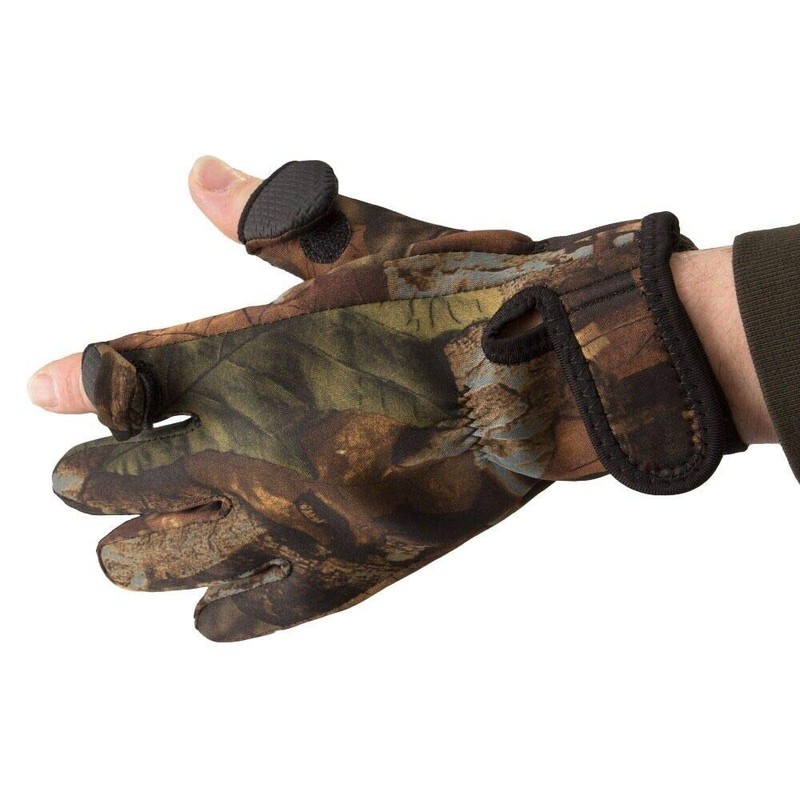 Proclimate Neoprene Shooting Gloves - Camouflage: M/L